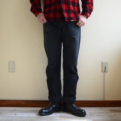 画像1: EURO LEVI'S 501BLK　 表記W32 L36 