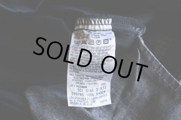 画像9: EURO LEVI'S 501BLK　 表記W31 L32  (9)