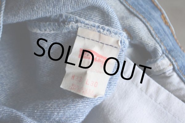 画像10: 1990s Levi's 501　 表記W33 L30  (10)