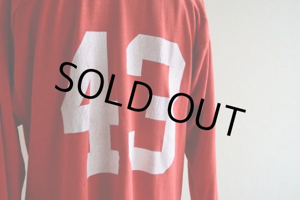 画像10: 1970s-80s ナンバリング フットボールTシャツ　 実寸L〜  (10)