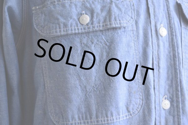 画像12: 1960s BIGMAC シャンブレーシャツ  表記S  (12)