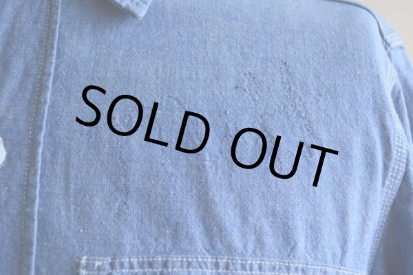 画像10: 1960s BIGMAC シャンブレーシャツ  表記S  (10)