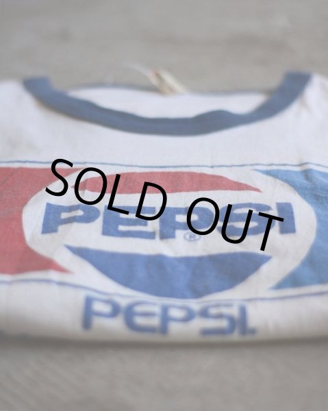 画像5: 1980s PEPSI リンガーTシャツ　 両面プリント　 表記XL  (5)
