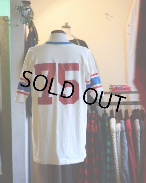 画像2: 1970s VELVA SHEEN フットボールTシャツ　 ナンバリング　 表記XL  (2)