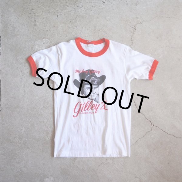 画像5: 1980s Gilley's リンガーTシャツ  両面プリント  表記L  (5)