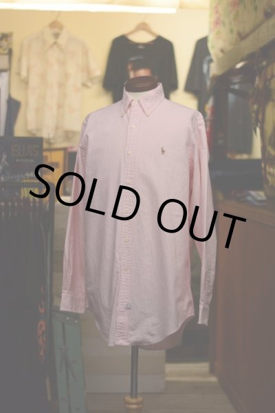 画像2: RalphLauren オックスフォードBDシャツ　 表記15 1/2  (2)