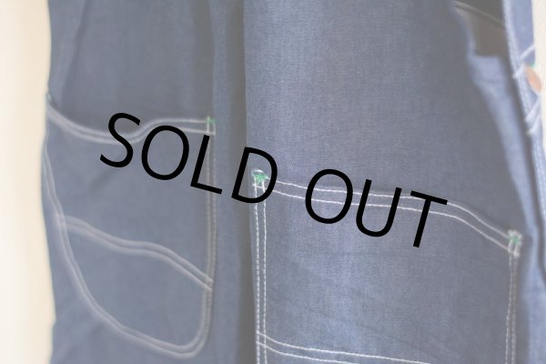 画像6: 1990s BIG BEN デニムオーバーオール  表記W38 L32  (6)