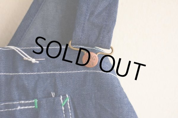 画像4: 1990s BIG BEN デニムオーバーオール  表記W38 L32  (4)