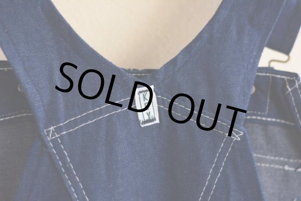 画像6: 1990s KEY Imperial デニムオーバーオール　 表記W40 L34  (6)