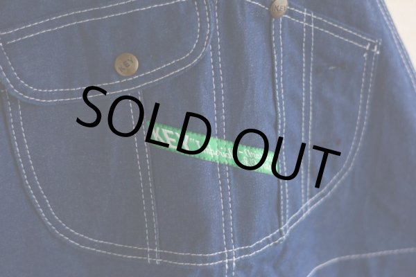 画像3: 1990s KEY Imperial デニムオーバーオール　 表記W40 L34  (3)