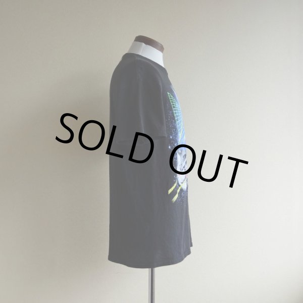 画像2: 1990s 猫の目から怪光線Tシャツ　 実寸M  (2)