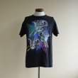 画像1: 1990s 猫の目から怪光線Tシャツ　 実寸M  (1)