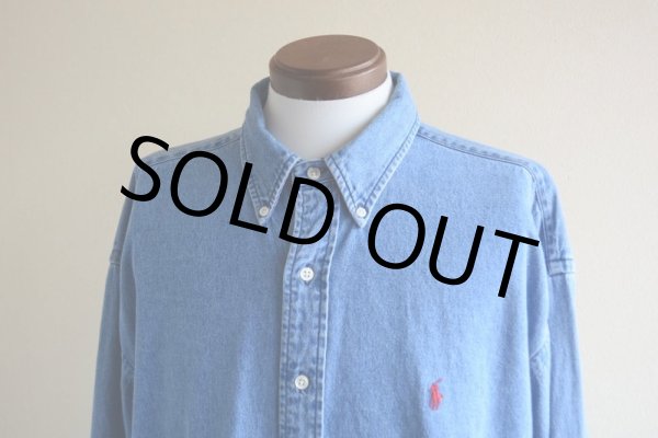 画像5: RalphLauren デニムBDシャツ　 表記XXL  (5)