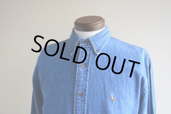 画像5: RalphLauren デニムBDシャツ　 表記8  (5)