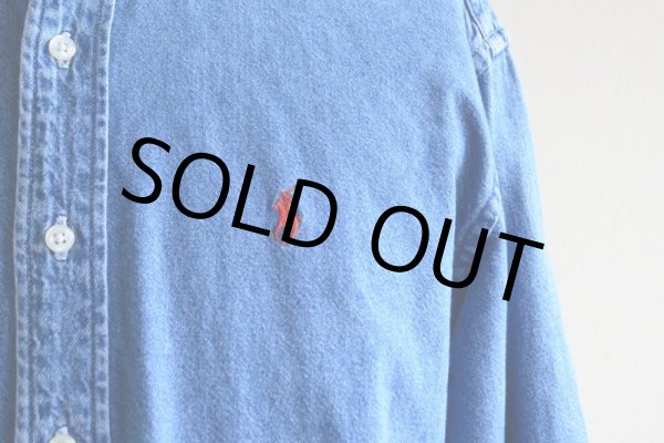 画像6: RalphLauren デニムBDシャツ　 表記Boys L  (6)