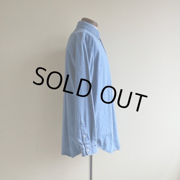 画像2: RalphLauren デニムBDシャツ　 表記Boys XL  (2)