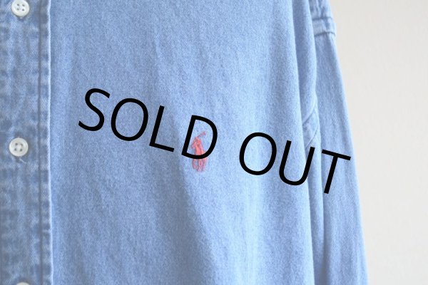 画像6: RalphLauren デニムBDシャツ　 表記XXL  (6)