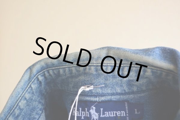 画像12: RalphLauren デニムBDシャツ　 表記L  (12)