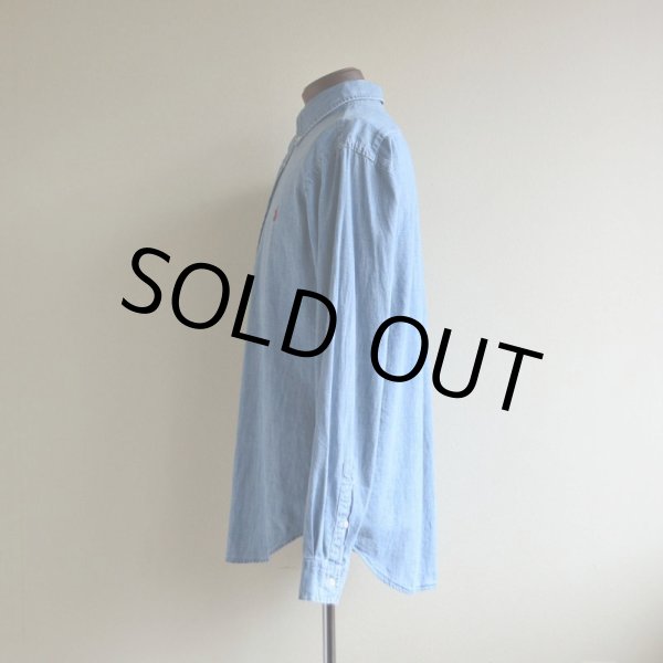 画像4: RalphLauren シャンブレーBDシャツ  表記M  (4)