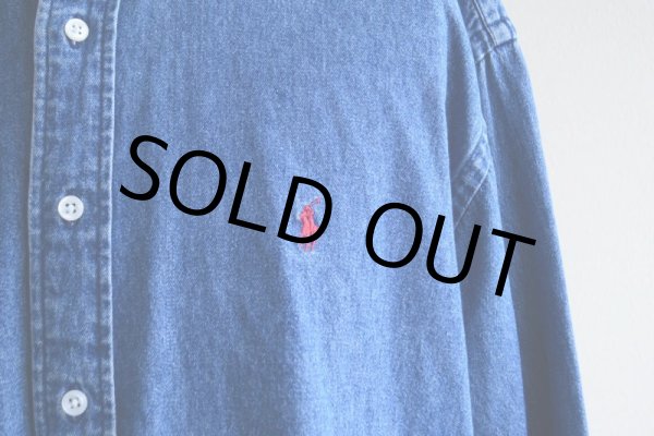 画像6: RalphLauren デニムBDシャツ　 表記L  (6)