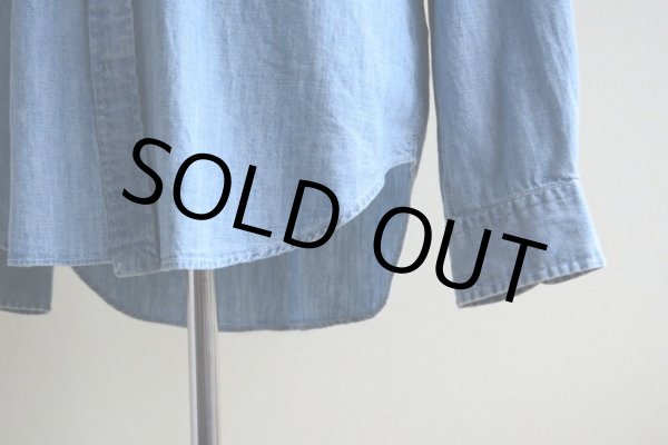 画像7: RalphLauren シャンブレーBDシャツ  表記M  (7)