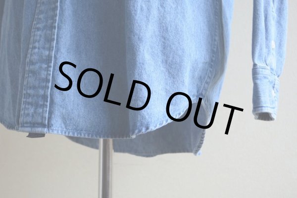 画像7: RalphLauren デニムBDシャツ　 表記Boys XL  (7)