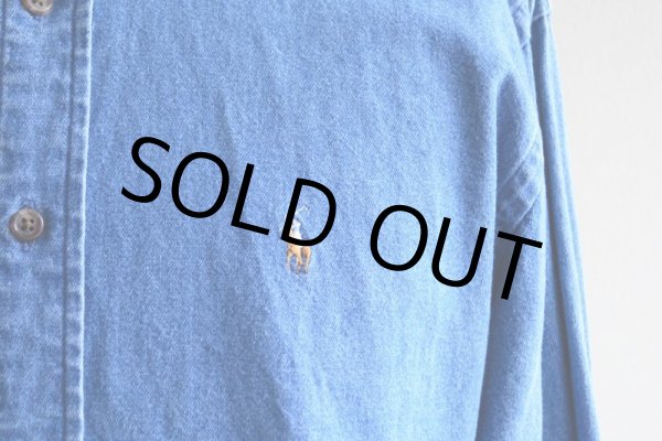 画像6: RalphLauren デニムBDシャツ　 表記8  (6)