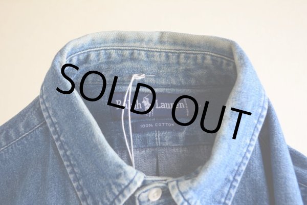 画像11: RalphLauren デニムBDシャツ　 表記L  (11)