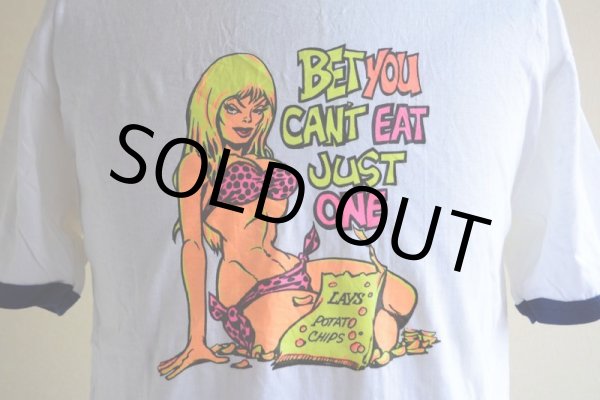 画像6: 1970s LAY'S リンガーTシャツ　 DEAD STOCK　 表記M  (6)