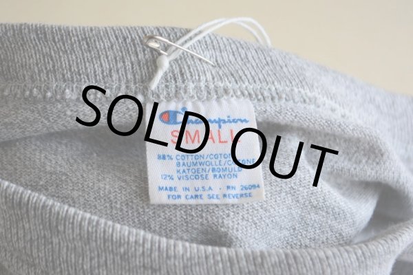 画像12: 1980s Champion 88/12Tシャツ　 ワンポイント　 表記S  (12)