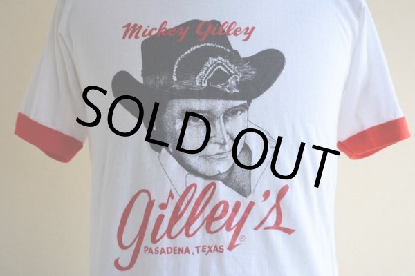 画像8: 1980s Gilley's リンガーTシャツ  両面プリント  表記L  (8)