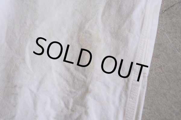 画像11: 1990s Carhartt 生成りオーバーオール  MADE IN USA  表記W36 L30  (11)