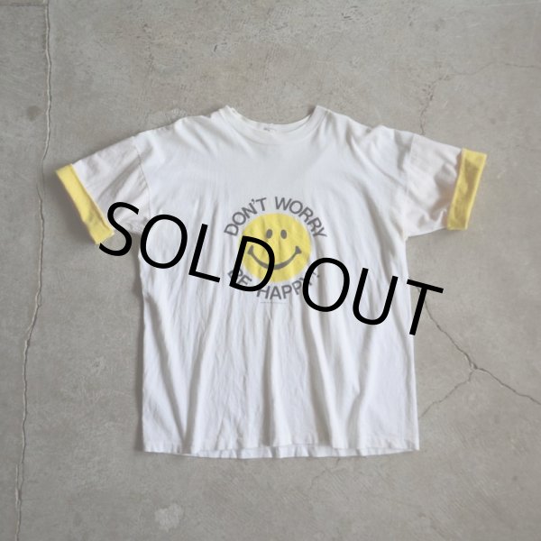 画像5: 1980s DON'T WORRY BE HAPPY スマイルTシャツ　 HEARTLAND APPAREL　 表記XL  (5)