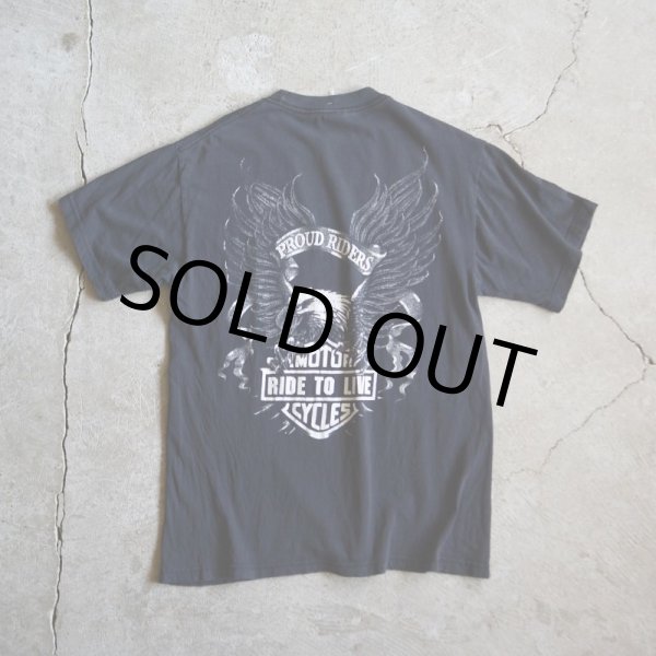 画像2: 1990s PROUD RIDERS EAGLE Tシャツ  表記M  (2)