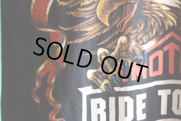 画像10: 1990s PROUD RIDERS EAGLE Tシャツ  表記M  (10)
