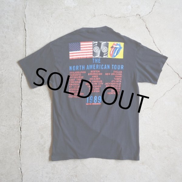 画像6: 1980s THE ROLLING STONES THE NORTH AMERICAN TOUR 1989 Tシャツ　 実寸L  (6)