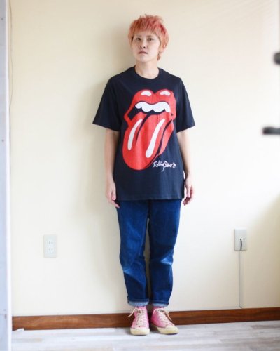 画像1: 1980s THE ROLLING STONES THE NORTH AMERICAN TOUR 1989 Tシャツ　 実寸L 