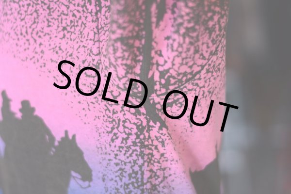 画像9: 1990s カウボーイシルエット総柄Tシャツ  表記L  (9)