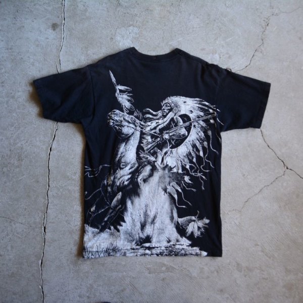 画像2: 1990s インディアン 両面プリントTシャツ  表記L  (2)