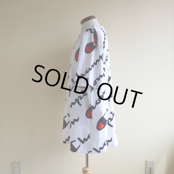 画像4: Champion 総柄Tシャツ  表記XL  (4)