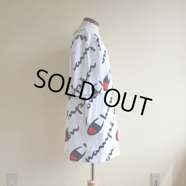 画像2: Champion 総柄Tシャツ  表記XL  (2)