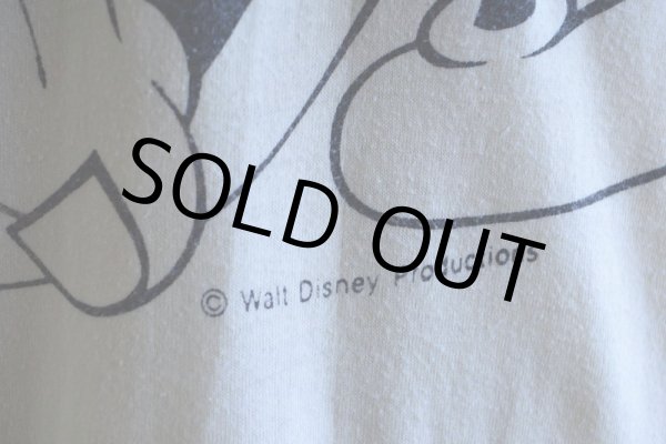 画像8: 1980s MICKEY MOUSE リンガーTシャツ　 実寸ML  (8)