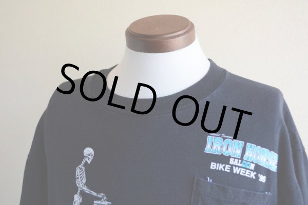 画像6: 1990s IRON HORSE SALOON BIKE WEEK '96 ポケットTシャツ　 表記L  (6)