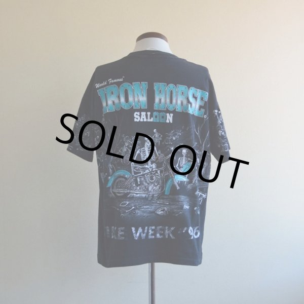 画像3: 1990s IRON HORSE SALOON BIKE WEEK '96 ポケットTシャツ　 表記L  (3)