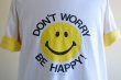 画像7: 1980s DON'T WORRY BE HAPPY スマイルTシャツ　 HEARTLAND APPAREL　 表記XL  (7)