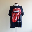 画像1: 1980s THE ROLLING STONES THE NORTH AMERICAN TOUR 1989 Tシャツ　 実寸L  (1)