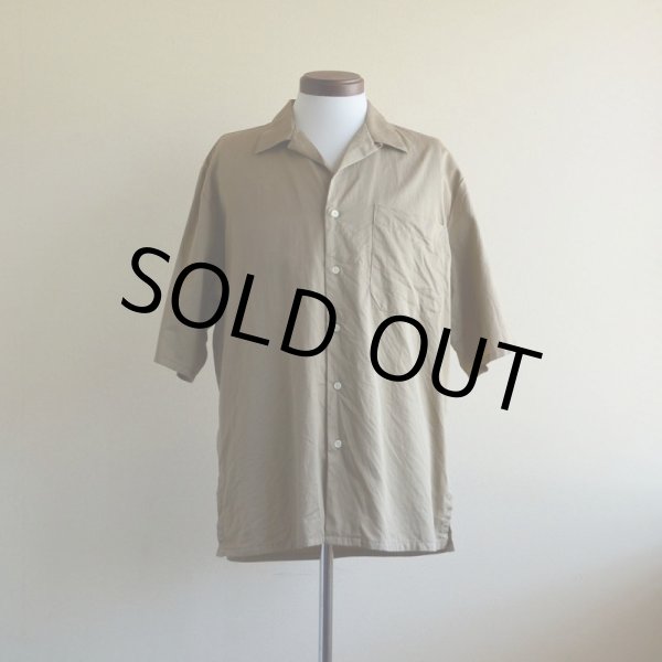 画像2: 1990s BANANA REPUBLIC チェーン刺繍オープンカラーシャツ　 表記L  (2)