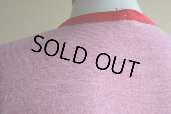 画像11: 1970s I'M WITH STUPID 杢リンガーTシャツ　 表記M  (11)