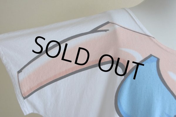 画像9: 1990s〜 ビキニだまし絵Tシャツ　 両面プリント　 実寸XL〜  (9)