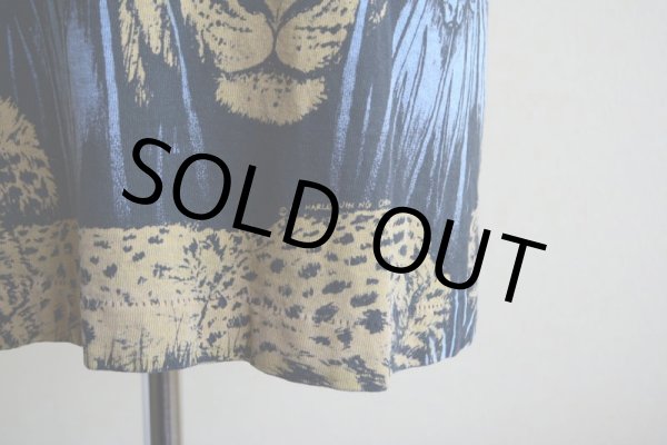 画像9: 1990s アニマル総柄Tシャツ　 表記M  (9)